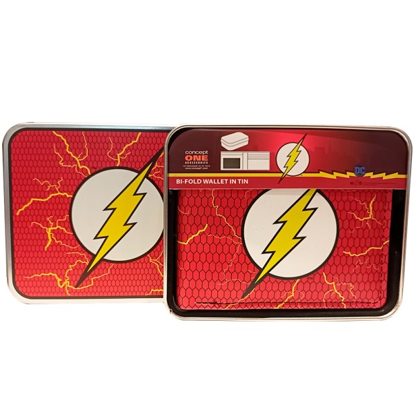 DC Comics  -  SkThe Flash Bi-Fold Tin Wallet