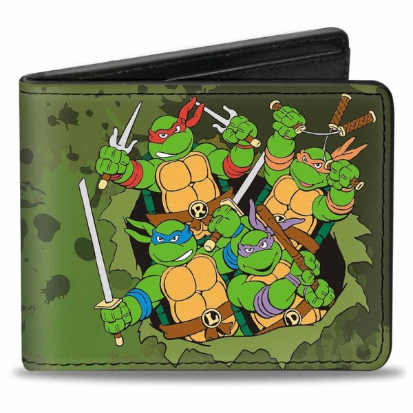 Nickelodeon - Teenage Mutant Ninja Turtles Logo Splatter Bi-Fold Wallet