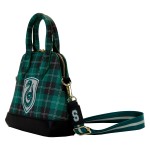 Loungefly - Harry Potter: Slytherin Patch Varsity Plaid Crossbody Bag