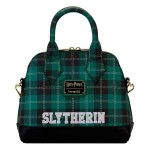 Loungefly - Harry Potter: Slytherin Patch Varsity Plaid Crossbody Bag