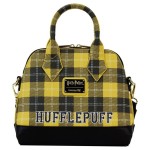 Loungefly - Harry Potter: Hufflepuff Patch Varsity Plaid Crossbody Bag
