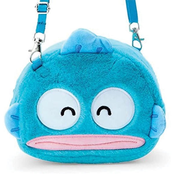 Sanrio - Hangyodon Smile Crossbody Plush Bag