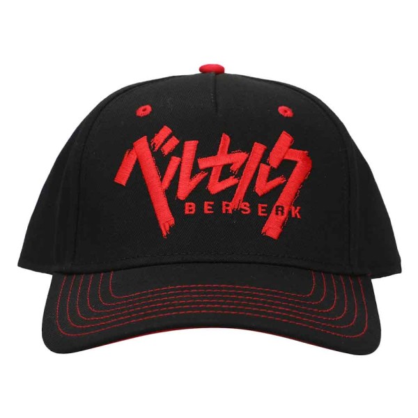 Berserk - Logo Contract Stitching Pre-Curved Bill Snapback