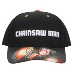 Chainsaw Man - Raised Logo Embroidered Pre-Curved Bill Snapback