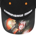 Chainsaw Man - Raised Logo Embroidered Pre-Curved Bill Snapback