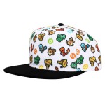 Pokemon - Pixel Characters Flat Bill Snapback