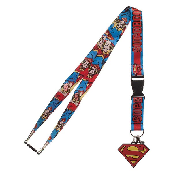 DC Comics Supergirl Logo/Character Lanyard