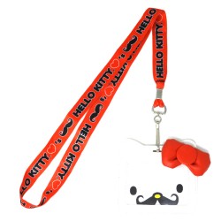 Sanrio - Hello Kitty Moustache Lanyard