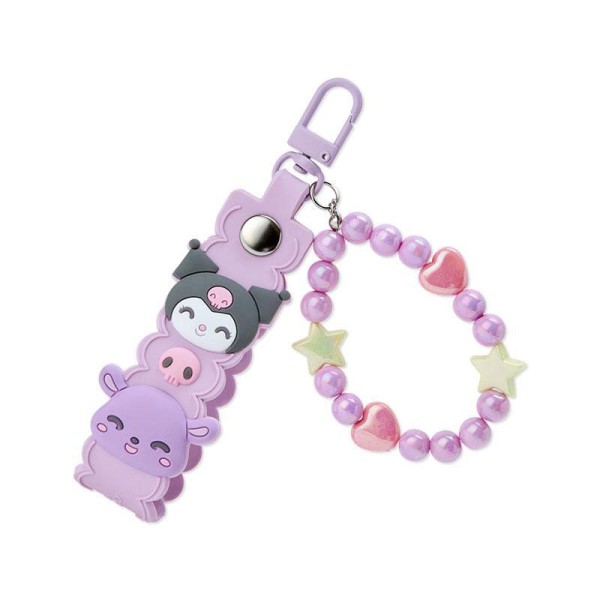 Sanrio - Kuromi Smile Beaded Key Ring