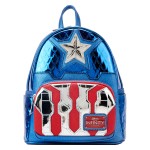 Marvel Comics - Metallic Captain America Cosplay Mini Backpack Marvel Comics - Metallic Captain America Cosplay Mini Backpack