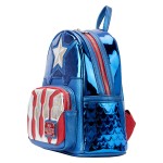 Marvel Comics - Metallic Captain America Cosplay Mini Backpack Marvel Comics - Metallic Captain America Cosplay Mini Backpack
