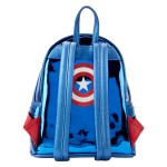 Marvel Comics - Metallic Captain America Cosplay Mini Backpack Marvel Comics - Metallic Captain America Cosplay Mini Backpack