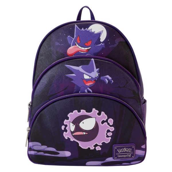 Pokemon - Gengar Evolutions Triple Pocket Mini Backpack Pokemon - Gengar Evolutions Triple Pocket Mini Backpack