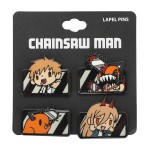 Chainsaw Man - Chibi Lapel Pin Set 4pk
