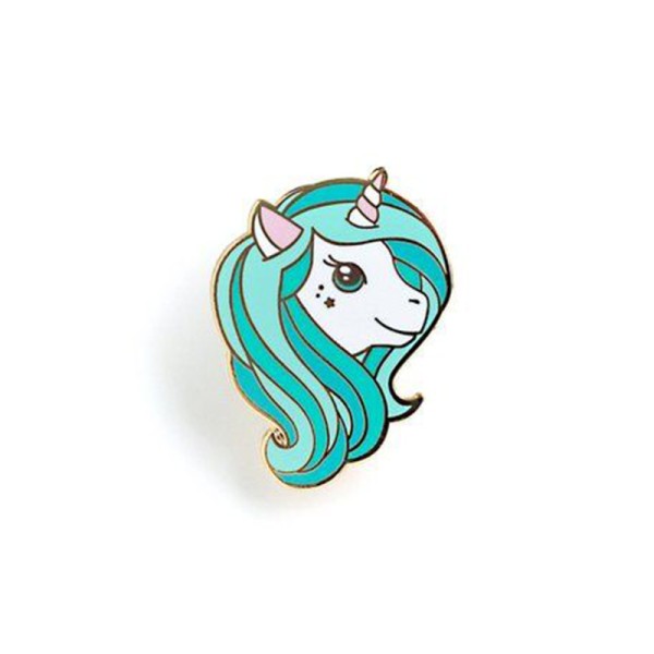 LuxCups - Aqua Unicorn Enamel Pin
