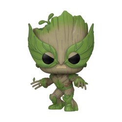 Funko - Pop! Marvel: We Are Groot - Groot as Wolverine
