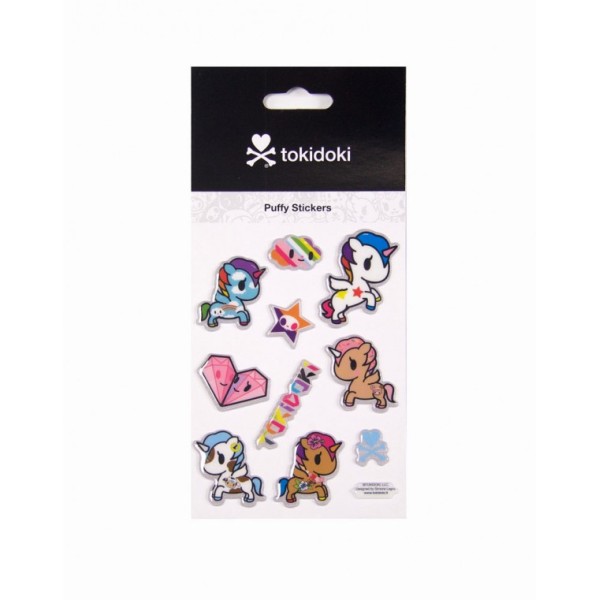 Tokidoki Unicorno Puffy Stickers