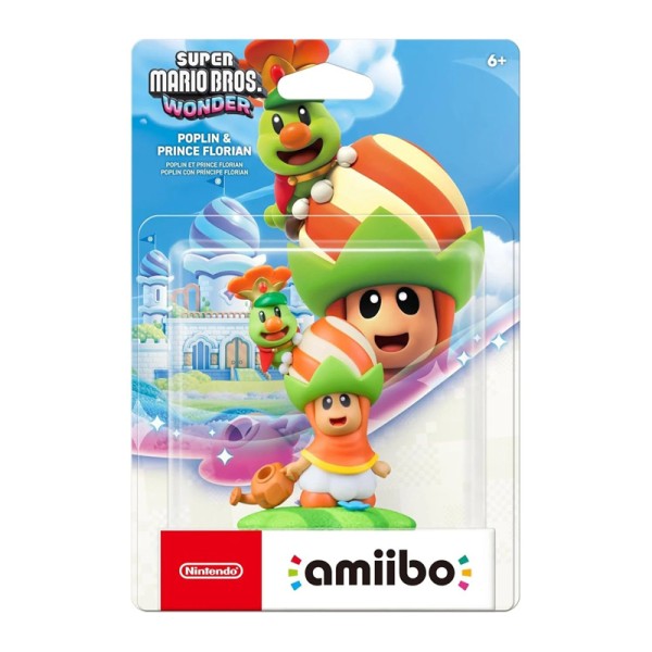 Nintendo - Amiibo: Super Mario Bros. Wonder: Poplin & Prince Florian